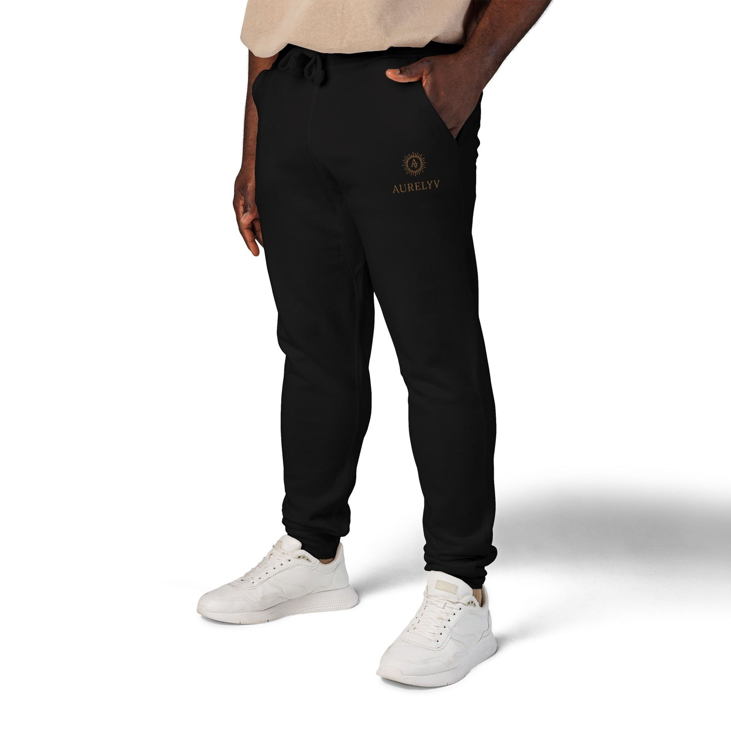 embroidered sweatpants